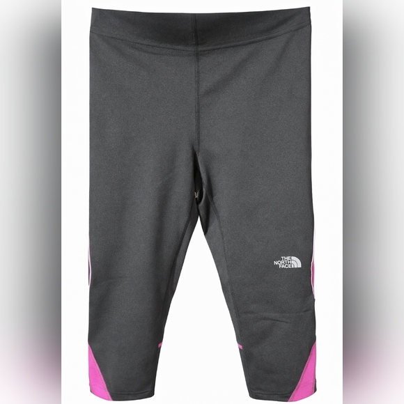 The North Face Womens Performance Reflective Running Capris Sz Medium New - Picture 2 of 9